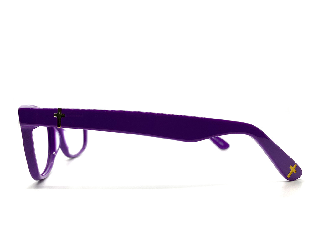 John 3:16 Purple With Gold Crosses - Image 4