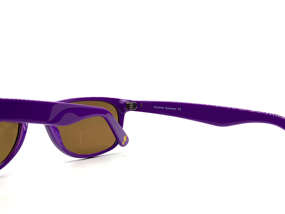 John 3:16 Purple Sunglasses With Gold Crosses - Image 7