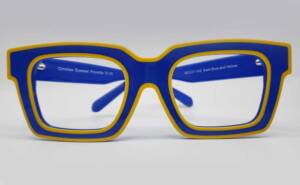 Proverbs 31:10 Dark Blue And Yellow